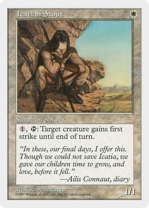 Icatian Scout (5ED-) - Fifth Edition