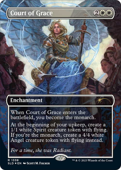 Court of Grace (SLD-1338) - Secret Lair Drop (Borderless) Foil