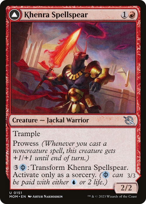 Khenra Spellspear (MOM-151) - March of the Machine Foil