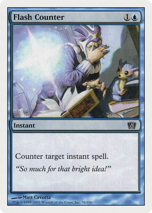 Flash Counter (8ED-078) - 8th Edition Foil