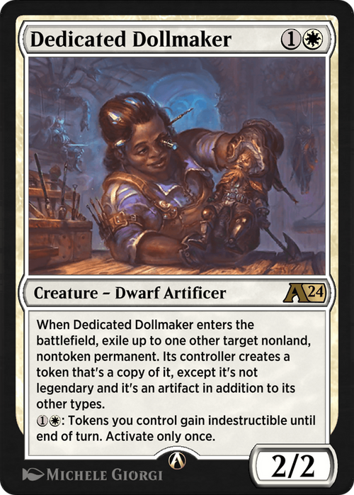Dedicated Dollmaker (YWOE-002) - Alchemy: Wilds of Eldraine