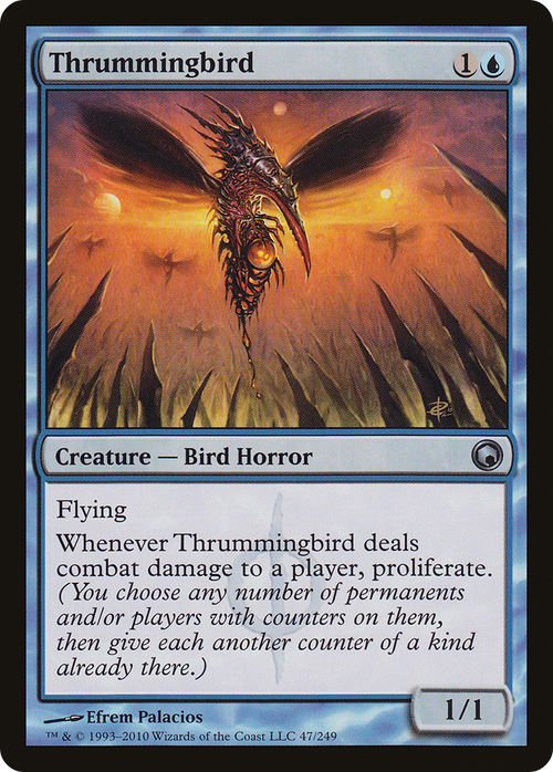 Thrummingbird (SOM-047) - Scars of Mirrodin Foil