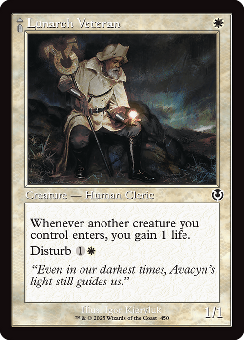 Lunarch Veteran (Retro Frame) (INR-450) - Innistrad Remastered Foil