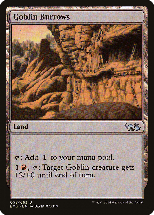 Goblin Burrows (DD3-) - Duel Decks Anthology: Elves vs. Goblins