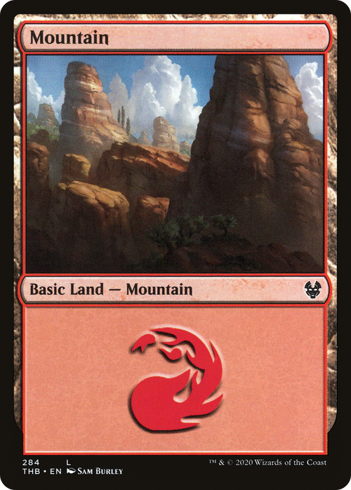 Mountain (284) (THB-284) - Theros Beyond Death Foil