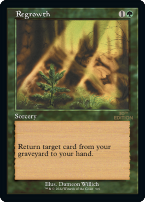 Regrowth (Retro Frame) (30A-507) - 30th Anniversary Edition