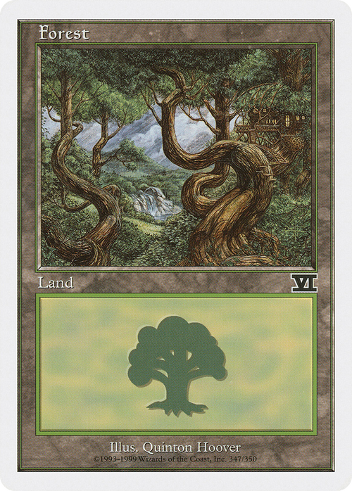 Forest (347) (6ED-347) - Classic Sixth Edition