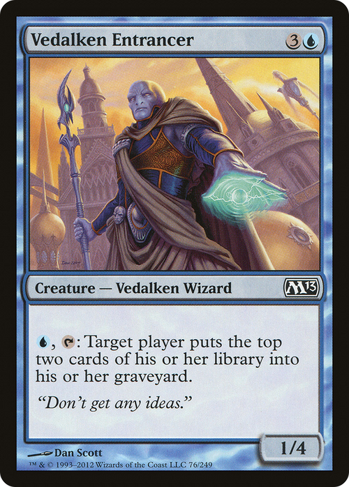 Vedalken Entrancer (M13-076) - Magic 2013 Foil