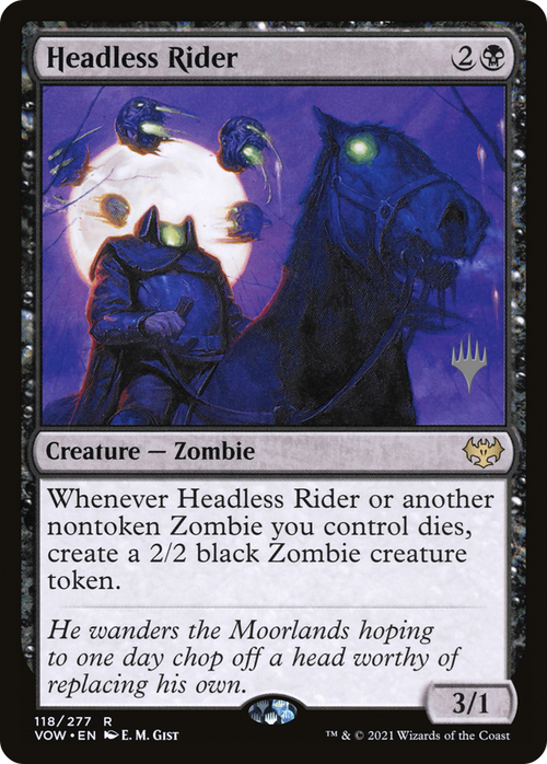 Headless Rider (PPNEO-) - Innistrad: Crimson Vow Promos