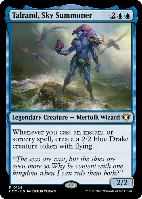 Talrand, Sky Summoner (CMM-124) - Commander Masters