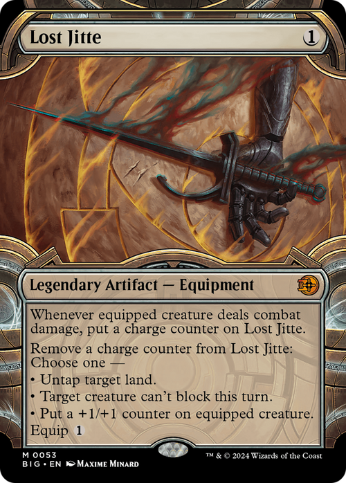 Lost Jitte (Showcase) (BIG-053) - The Big Score: (Showcase) Foil