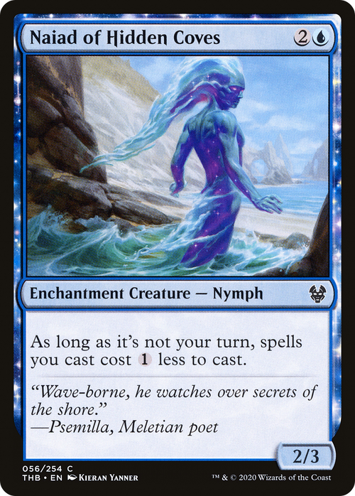 Naiad of Hidden Coves (THB-056) - Theros Beyond Death: (enchantment) Foil