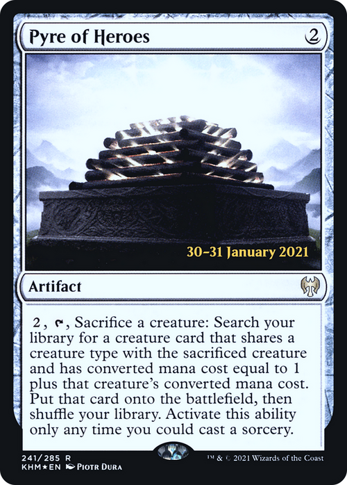 Pyre of Heroes (PRE-241S) - Kaldheim Promos Foil