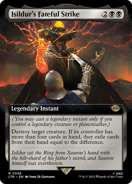 Isildur's Fateful Strike (Extended Art) (LTR-356) - The Lord of the Rings: Tales of Middle-earth: (Extended Art)