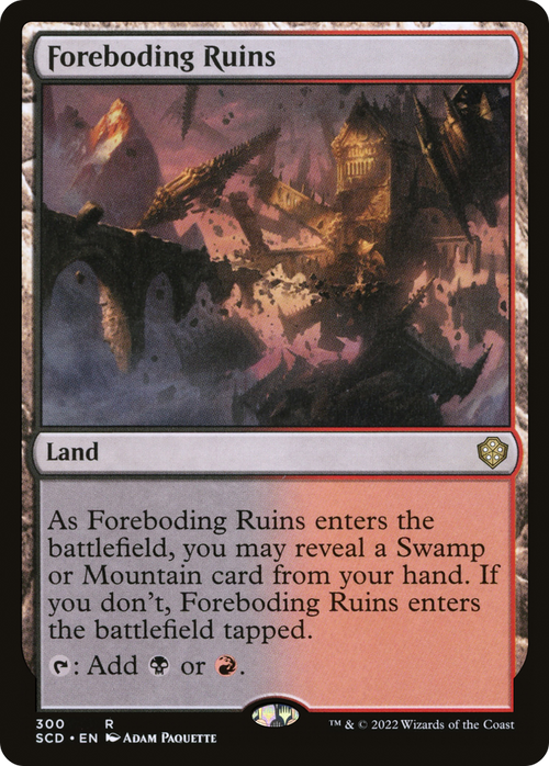 Foreboding Ruins (SCD-300) - Starter Commander Decks