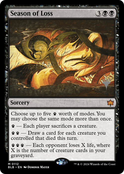 Season of Loss (PPBLB-112) - Bloomburrow Promos
