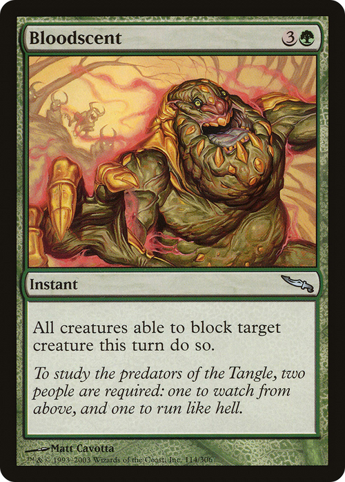 Bloodscent (MRD-114) - Mirrodin Foil