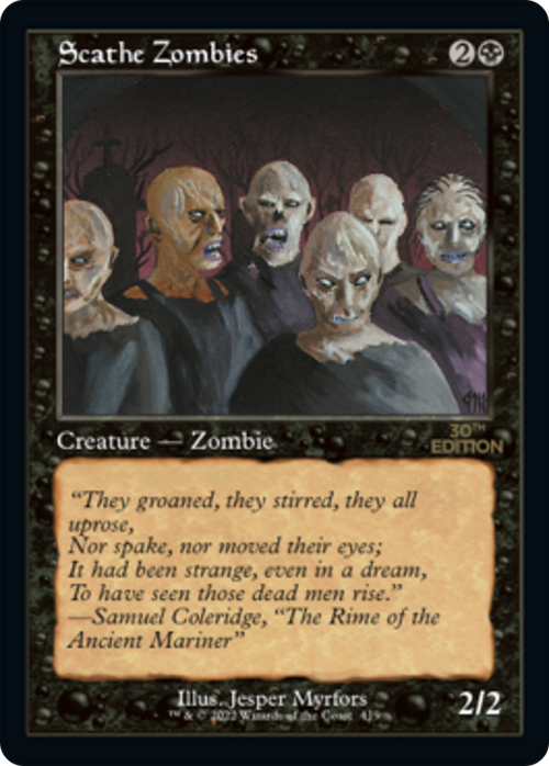 Scathe Zombies (Retro Frame) (30A-419) - 30th Anniversary Edition