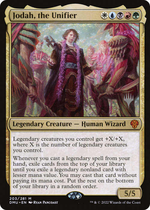 Jodah, the Unifier (PPDMU-203) - Dominaria United Promos Foil