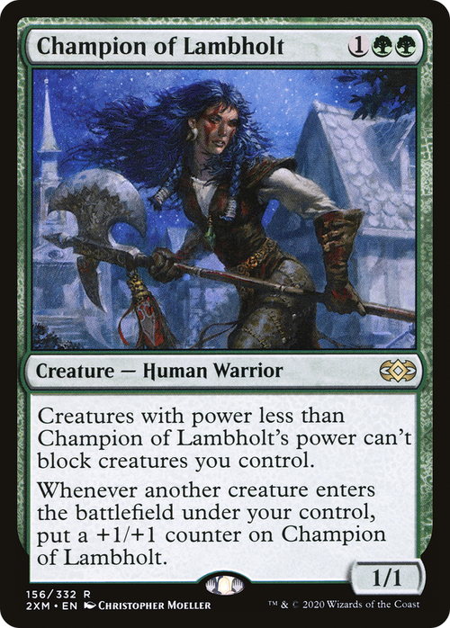 Champion of Lambholt (2XM-156) - Double Masters Foil