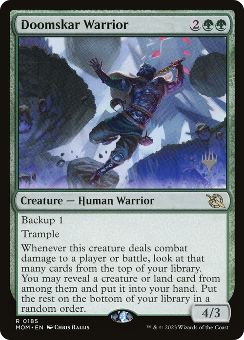 Doomskar Warrior (PPMOM-185) - March of the Machine Promos