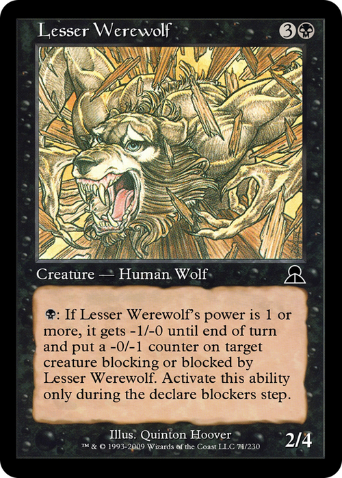 Lesser Werewolf (ME3-071) - Masters Edition III