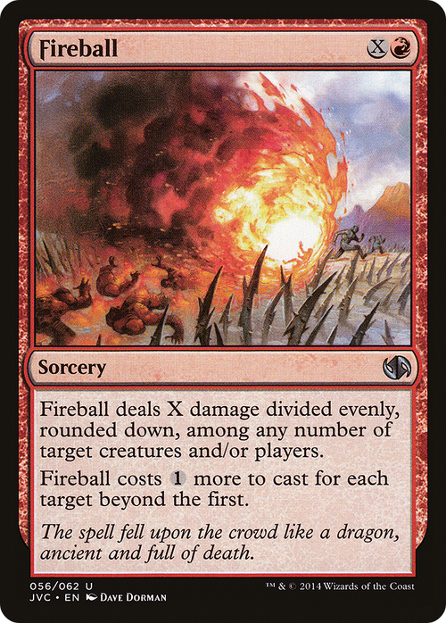 Fireball (DD3-056) - Duel Decks Anthology: Jace vs. Chandra