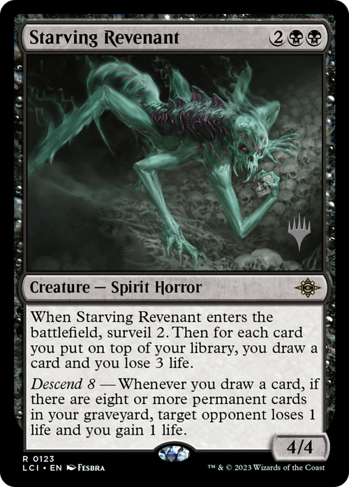 Starving Revenant (PPLCI-123) - The Lost Caverns of Ixalan Promos