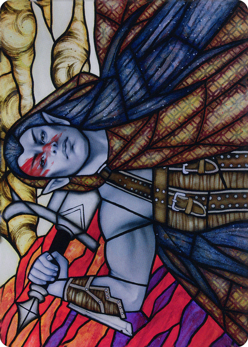 Radha, Coalition Warlord // Radha, Coalition Warlord (ADMU-075) - Dominaria United Art Series (Borderless)