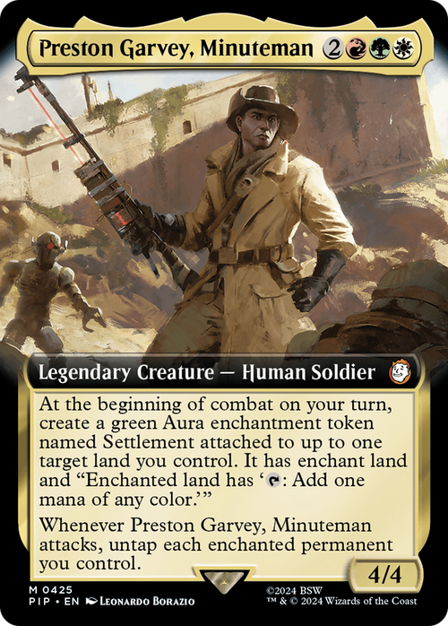 Preston Garvey, Minuteman (Extended Art) (PIP-425) - Fallout: (Extended Art)