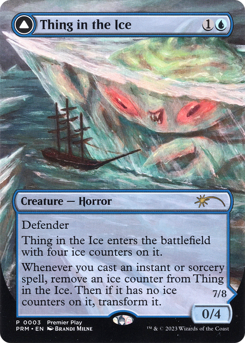 Thing in the Ice (PTP-003) - Regional Championship Qualifiers 2023 (Borderless) Foil