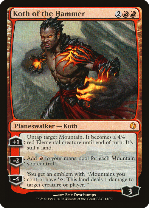 Koth of the Hammer (DDI-044) - Duel Decks: Venser vs. Koth
