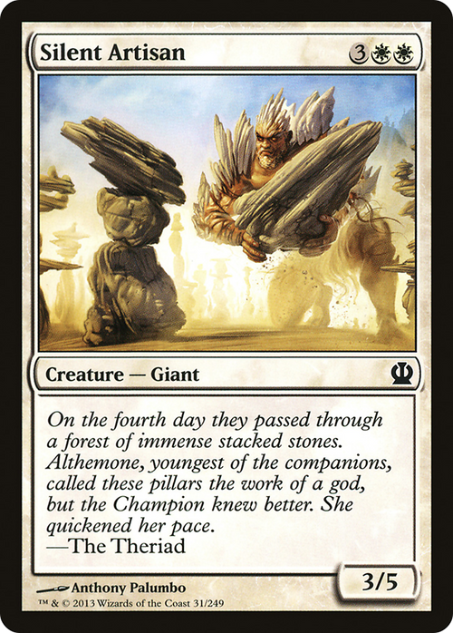 Silent Artisan (THS-031) - Theros Foil