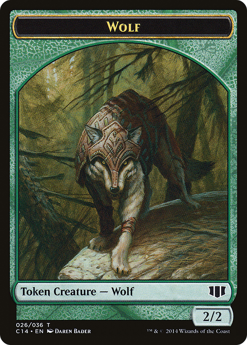 Wolf (TC14-026) - Commander 2014 Tokens