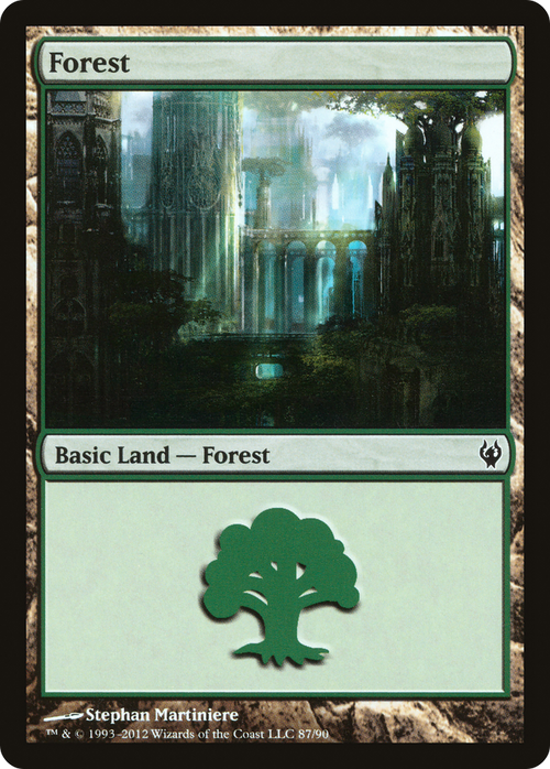 Forest (87) (DDJ-087) - Duel Decks: Izzet vs. Golgari