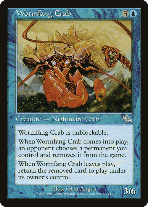 Wormfang Crab (JUD-056) - Judgment Foil