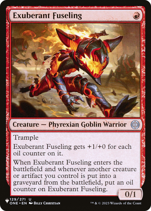 Exuberant Fuseling (LIST-ONE-129) - The List