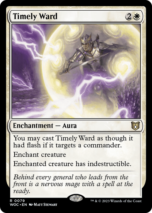 Timely Ward (WOC-079) - Wilds of Eldraine Commander