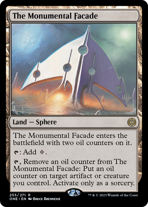 The Monumental Facade (PPONE-255) - Phyrexia: All Will Be One Promos