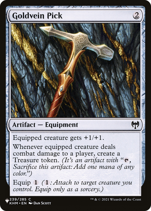 Goldvein Pick (LIST-KHM-239) - The List
