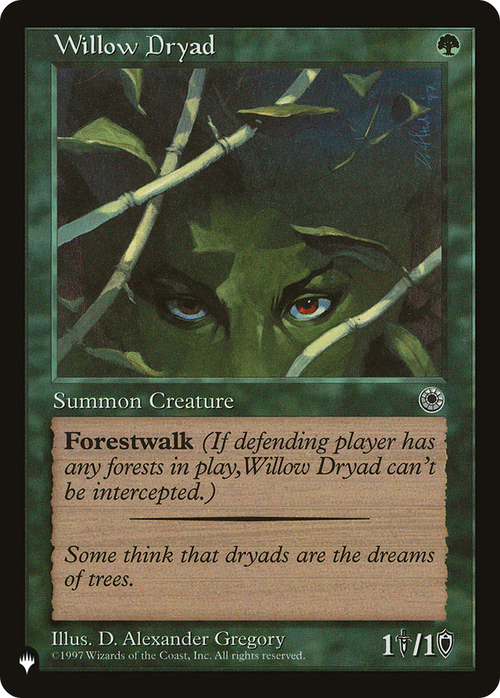 Willow Dryad (LIST-POR-193) - The List