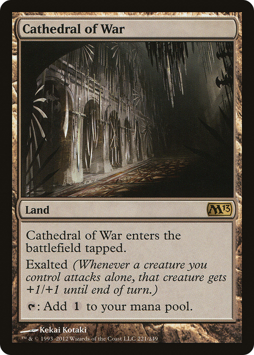 Cathedral of War (M13-221) - Magic 2013 Foil