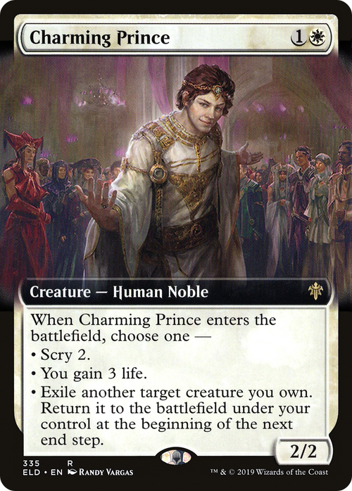 Charming Prince (Extended Art) (ELD-335) - Throne of Eldraine: (Extended Art) Foil
