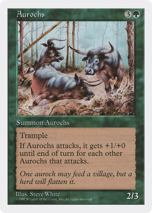 Aurochs (5ED-) - Fifth Edition