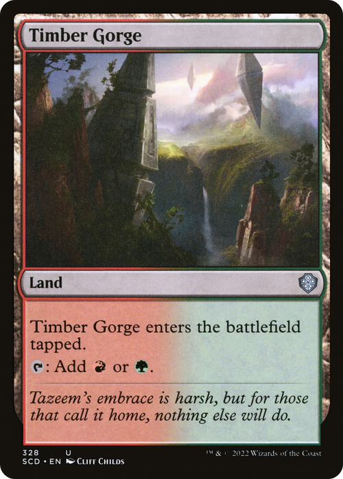 Timber Gorge (SCD-328) - Starter Commander Decks