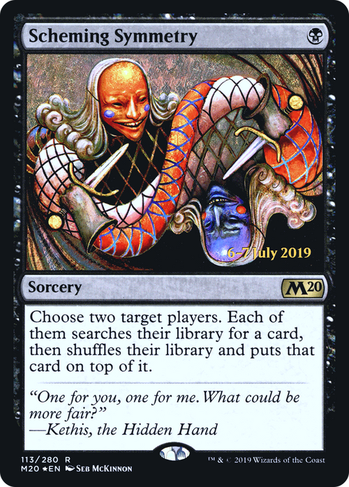 Scheming Symmetry (PRE-113S) - Core Set 2020 Promos Foil