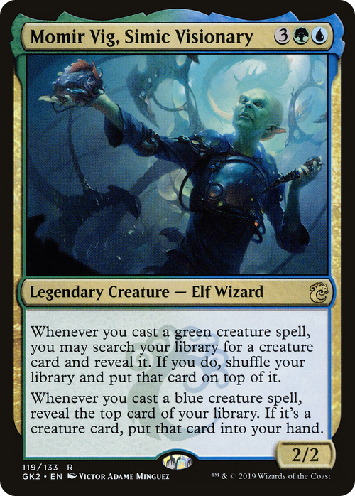 Momir Vig, Simic Visionary (GK2-119) - RNA Guild Kit