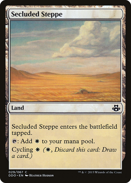 Secluded Steppe (DDO-029) - Duel Decks: Elspeth vs. Kiora