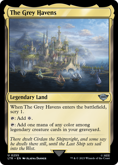 The Grey Havens (LTR-255) - The Lord of the Rings: Tales of Middle-earth Foil