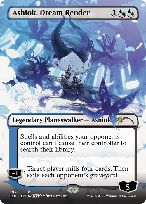 Ashiok, Dream Render (Borderless) (SLD-399) - Secret Lair Drop Foil